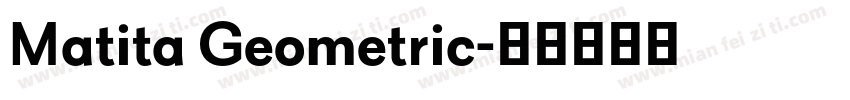 Matita Geometric字体转换